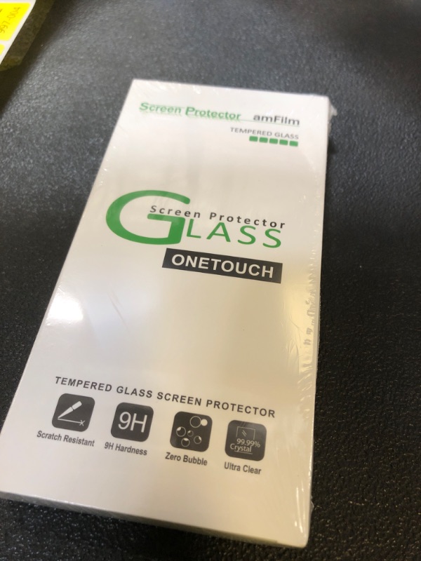 Photo 1 of amFilm OneTouch Screen Protector for iPhone 17 Pro 6.3'' + Camera Lens Protector | Auto-Alignment Install | Bubble Free | 9H Tempered Glass | Shatterproof | FHD Clarity | Case Friendly | 2+4 Pack