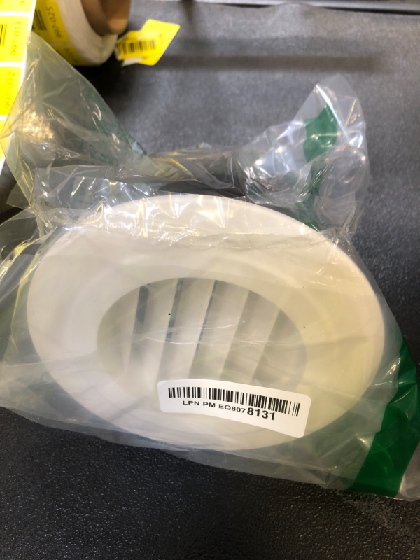 Photo 1 of Hon&Guan Soffit Vents 4 Inch, Round Exhaust Air Vent Cover with Built-in Fly Screen for Bathroom Kithchen Office Home, White