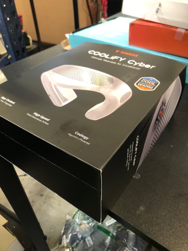 Photo 1 of TORRAS COOLiFY Cyber?2025 Flagship AI Neck Air Conditioner, Ultimate Immersive Cooling Portable Neck Fan?No.1 Coolest & Max Cooling Area?Neck Cooler Neck Fans that Blow Cold Air Rechargeable for Gifts