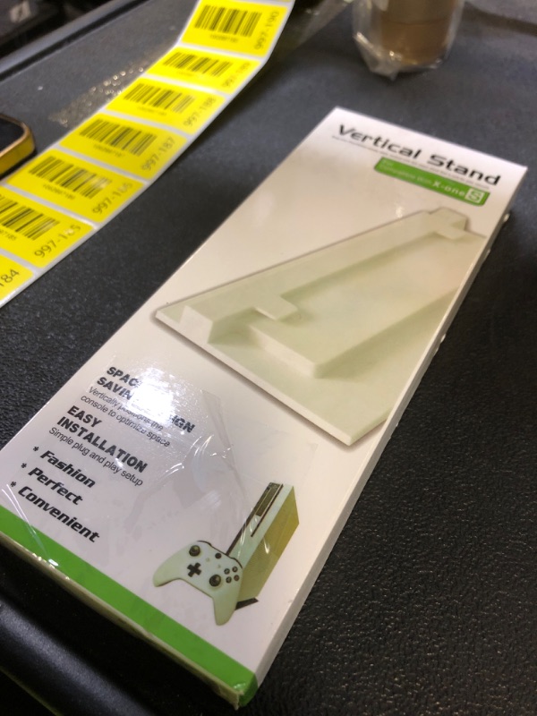 Photo 1 of KlsyChry Vertical Stand for Xbox One S Console-White