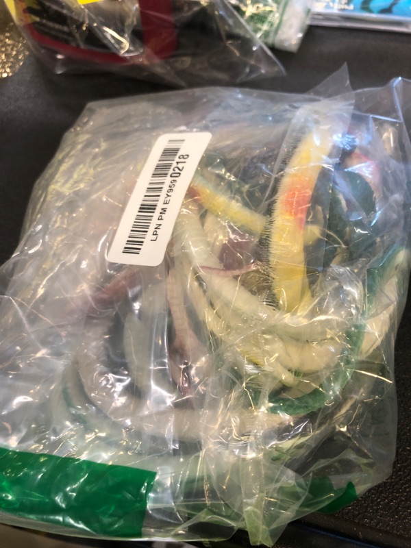 Photo 1 of DOITEM 11 Pieces Rubber Snakes Realistic Large Lifelike Fake Snake Plastic Garden Snake to Keep Birds Away Scare Squirrels Halloween Prank Props Scare Snakes