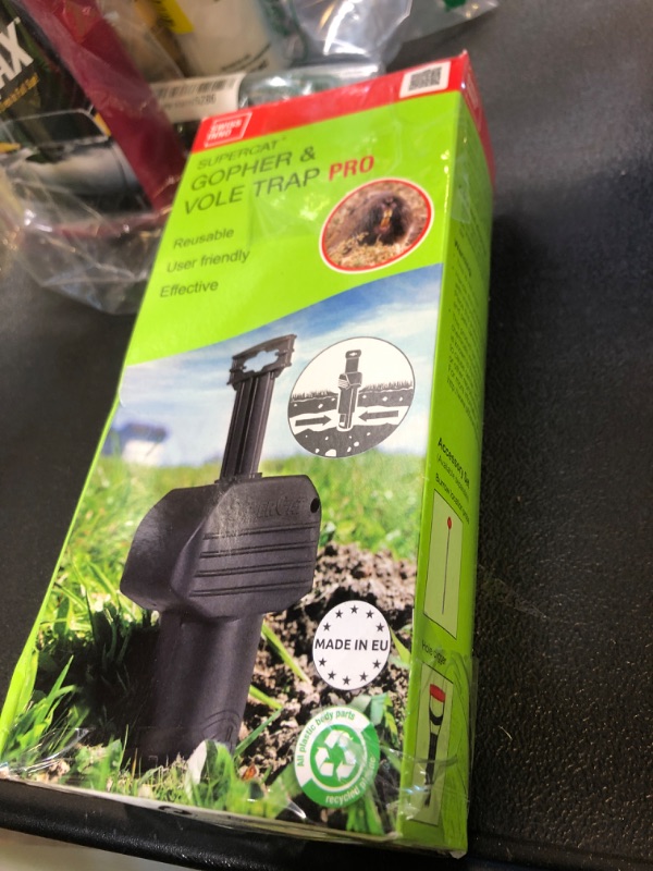 Photo 1 of SWISSINNO Gopher & Vole Trap PRO SuperCat – Reusable Tunnel Trap with Dual-Trigger System – Easy to Set, Made in Europe – High Catch Rate - 1 Pcs