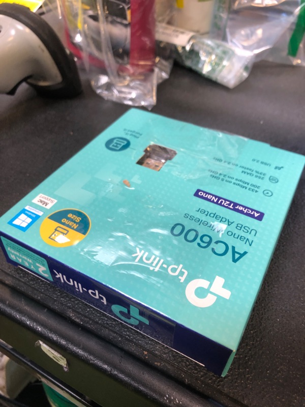 Photo 1 of TP-Link Nano AC600 USB WiFi Adapter(Archer T2U Nano)- 2.4G/5G Dual Band Wireless Network Transceiver for PC Desktop, Travel Size, Supports Windows (11,10, 8.1, 8, 7, XP/Mac OS X 10.9-10.14)