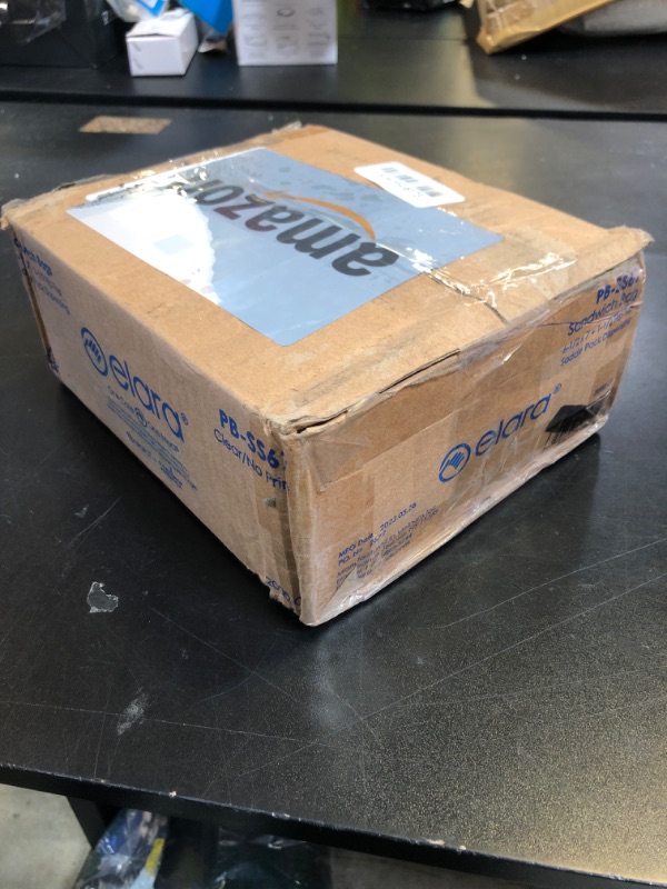 Photo 1 of Elara PB-SS67 HDPE Disposable Saddle Pack Sandwich Bag with Flip Top Closure, 6-1/2" Width x 7" Height, Clear, Case of 2000