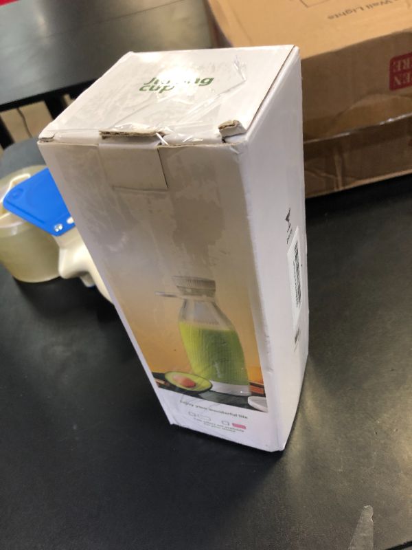 Photo 1 of Portable Blender, Fashion Portable Blender for Shakes and Smoothies 11.8 Oz, Magnetic USB Fast Charging Mini Fresh Juice Mixer Bottle, Take It for Traveling, Outdoor, Gym, Office, (white)