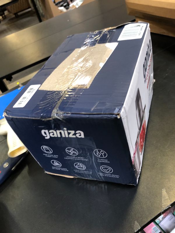 Photo 1 of GANIZA Food Processors, Electric Chopper with Meat Grinder & Veggie Chopper - 2 Bowls with Powerful Copper Motor - Includes 2 Sets of Bi-Level Blades for Baby Food/Meat (Grey, 8 Cup+8 Cup)