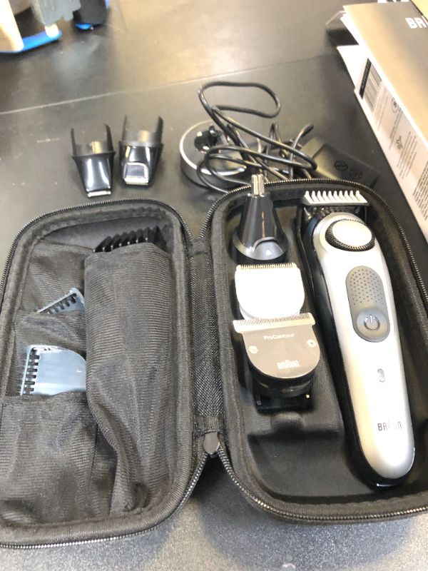 Photo 1 of Braun All-in-One Men's Shaving Kit Series 7 7440, 12-in-1 Beard, Face, Nose, Ear Trimmer, Hair Clippers, Body Groomer and Manscaping + Travel Case + Charging Stand