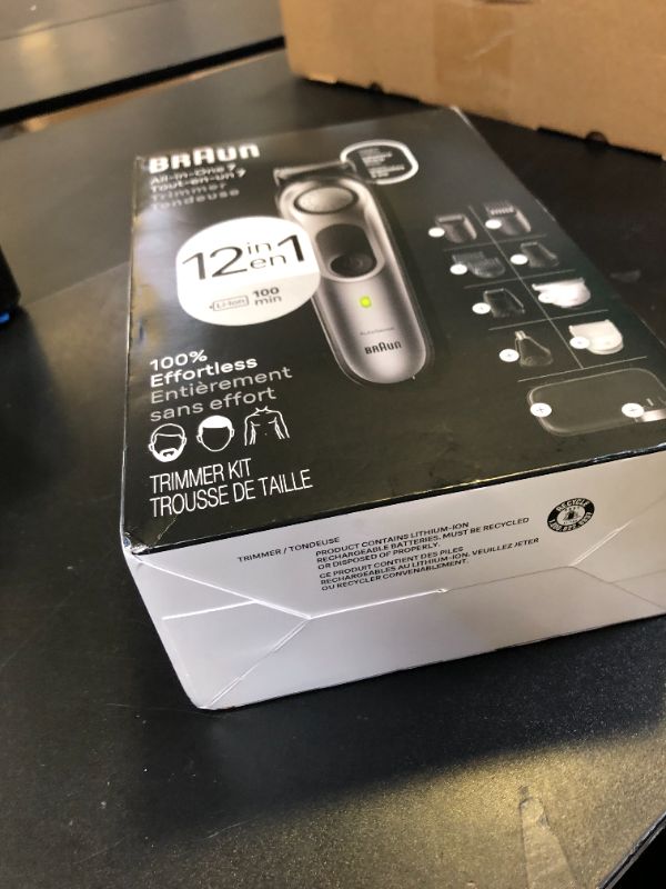 Photo 1 of Braun All-in-One Men's Shaving Kit Series 7 7440, 12-in-1 Beard, Face, Nose, Ear Trimmer, Hair Clippers, Body Groomer and Manscaping + Travel Case + Charging Stand