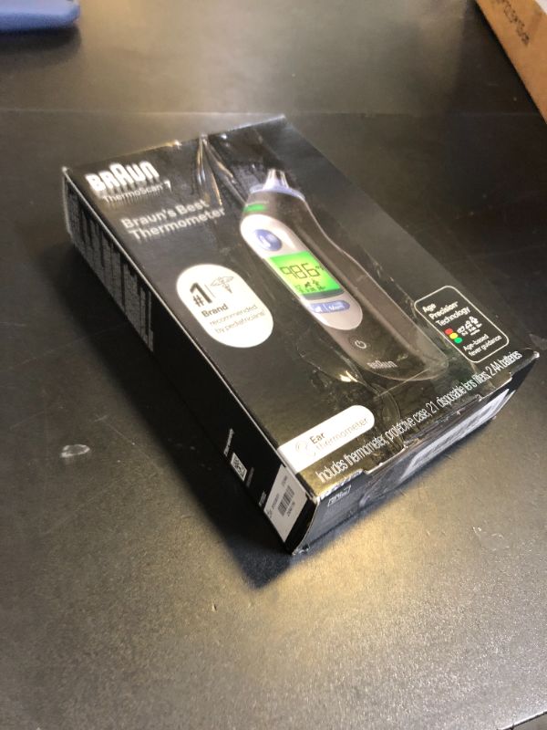Photo 1 of Braun ThermoScan 7 Digital Ear Thermometer for Adults, Babies & Infants, Age-Adjusted Fever Guidance, No. 1 Brand Recommended by Pediatricians