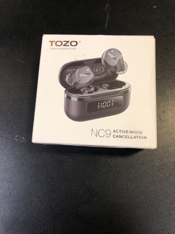 Photo 1 of Tozo Nc9  Active Noise Cancelling Wireless Earbuds, 6 Mics ENC Clear Call, IPX8 Waterproof, in Ear Bluetooth 5.3 Headphones Stereo Bass Ear Buds 59H Playtime with LED Display 32 EQs via APP