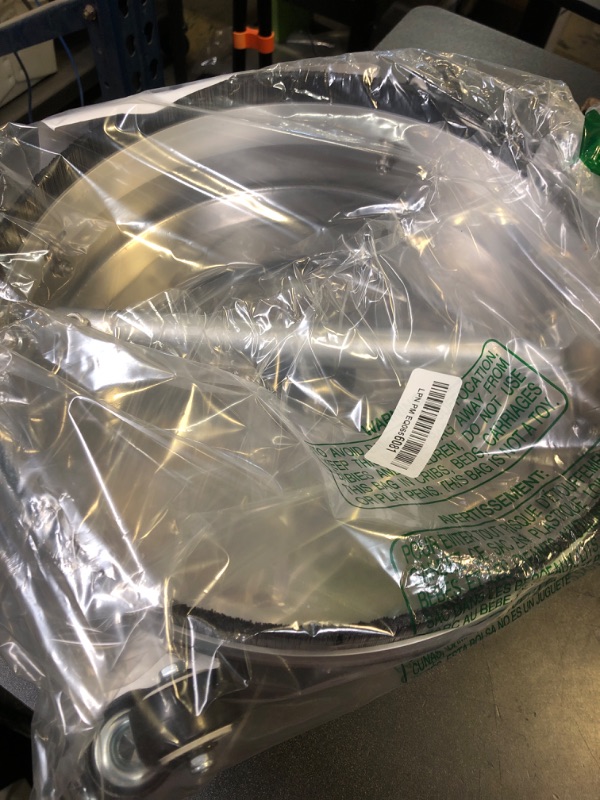 Photo 1 of 14" Pressure Washer Surface Cleaner with 4 Wheels - Stainless Steel Surface Cleaner for Pressure Washer Attachment for Concrete, Patio, Sidewalk, Deck and Driveways - PWS14