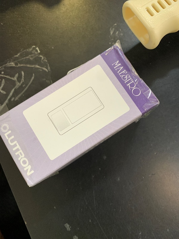 Photo 1 of Lutron Maestro Motion Sensor Light Switch Indoor for Bathroom, Garage, Laundry Room, Any Bulbs, Occupancy Vacancy Sensor, Single-Pole, MS-OPS2-WH, White