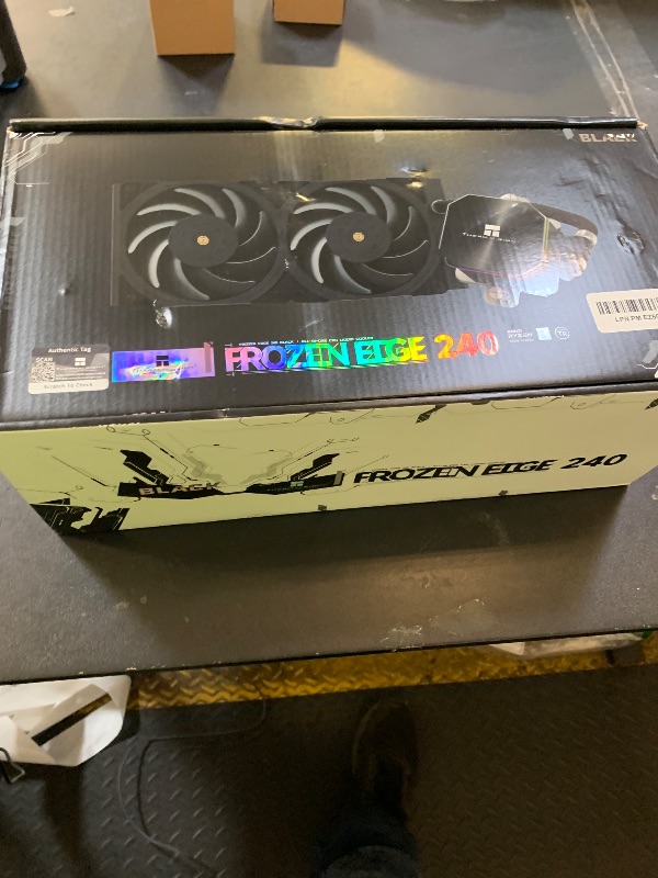 Photo 1 of Thermalright Frozen Edge 240 Black CPU Water Cooler with PWM Fans, Pump Speed is 3300RPM,S-FDB Bearing, for AMD AM4/AM5,Intel LGA1150/1155/1200/1700/2011(FE240 Black)