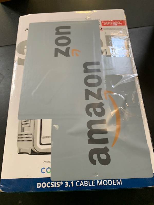 Photo 1 of ARRIS (SB8200) - Cable Modem - Fast DOCSIS 3.1 32x8 Gigabit Cable Modem , Approved for Comcast Xfinity, Cox, Charter Spectrum, & more | 1 Gbps Max Internet Speed, 4 OFDM Channels - (No Built-in Wifi)