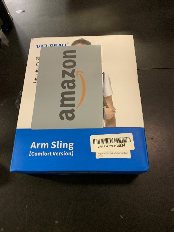 Photo 1 of Velpeau Arm Sling Shoulder Immobilizer for Women and Men, fit Left or Right Arm - Rotator Cuff Support Brace - Medical Sling for Shoulder, Clavicle, Elbow Injury (Comfort type, Large: Bust 33.5?-41?)