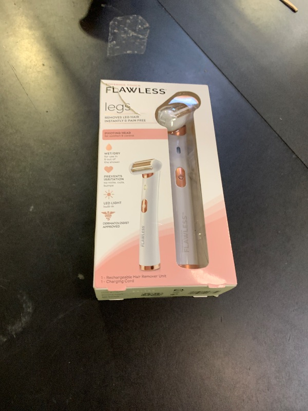 Photo 1 of Finishing Touch Flawless Legs, Electric Razor for Women, Pivoting Head Leg Hair Remover with LED Light for Instant and Painless Leg Hair Removal