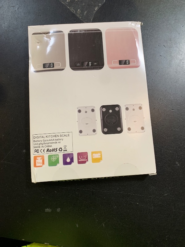 Photo 1 of Food Scale, 11lb Kitchen Scale with 6 Units Tare Function & LCD Display, 0.05oz/1g Stainless Steel Digital Food Scale Grams and Ounces for Baking, Cooking, Dieting and Meal Prep (Batteries Included)
