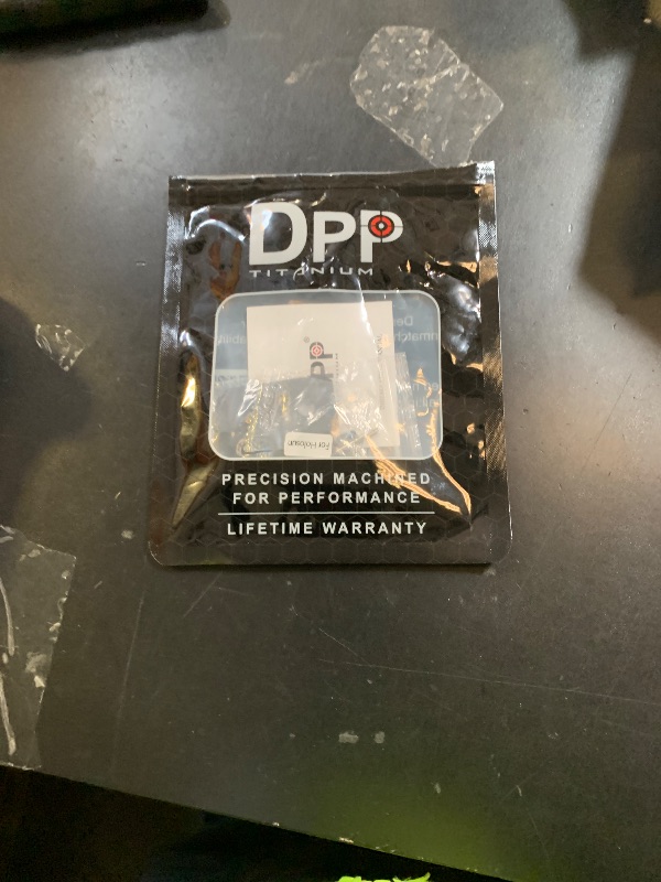 Photo 1 of DPP Titanium Mount/Adapter Plate Compatible with Smith & Wesson MP 2.0 Optics Ready/CORE Holosun 407C/507C/508T Trijicon RMR/SRO - MP-CORE02-TI