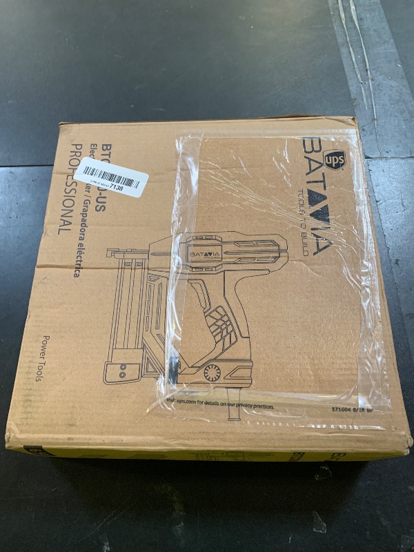 Photo 1 of Electric Nail Gun, Batavia 2-in-1 Staple Gun Brad Nailer 18 Gauge for Heavy Duty, 120V Stapler Gun for Upholstery, Carpentry, DIY, 3/4'' Narrow Crown Staples 200pcs and Nails 800pcs IncludedLPNO402427138
