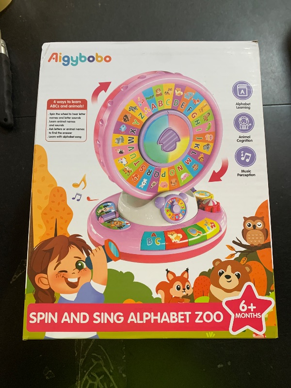 Photo 1 of Toys for 1 2 3 Years Old Boys Girls, Musical Spin & Sing Alphabet Zoo with Lights & Sounds, Learning Educational Toys for Toddler 1-3, Christmas Birthday Gifts for Baby Kids Age 6-9-12-18 Months