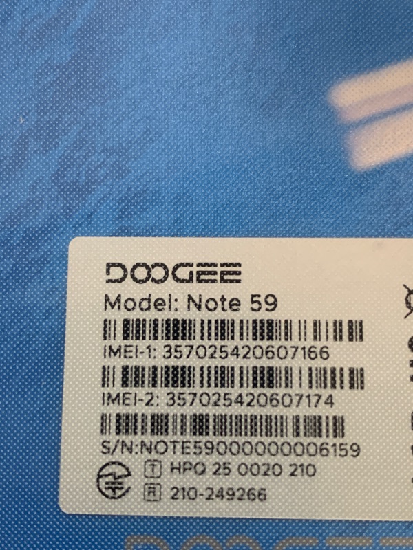 Photo 1 of DOOGEE Note 59 Pro Unlocked Cell Phone 5G Android 15,32GB+256GB/TF 2TB Android Phone,6250mAh Battery,6.75"HD+120Hz Cellphone,16MP+8MP,5G Dual SIM Smartphone,Widevine L1/NFC/Face Unlock/Fingerprint/OTG
