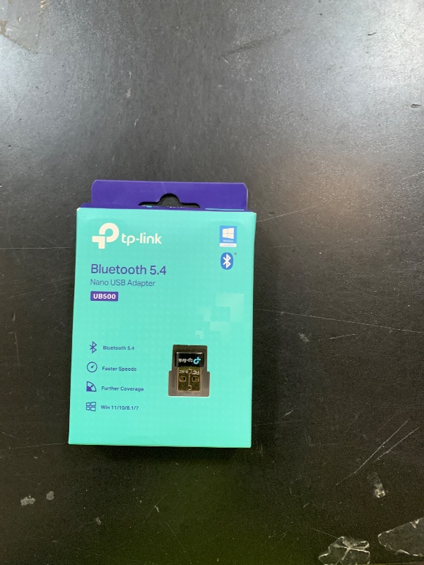 Photo 1 of TP-Link USB Bluetooth Adapter for PC - Bluetooth 5.4 Dongle Receiver, Plug and Play, Nano Design, EDR & BLE, Supports Windows 11/10/8.1/7 for Desktop, Laptop, PS5/PS4/Xbox Controller (UB500)