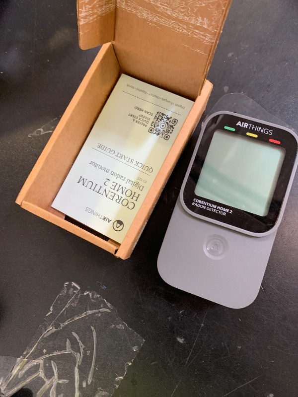 Photo 1 of Airthings 325 Corentium Home 2 Smart Digital Radon Detector - Portable and Easy-to-use Radon Testing with Bluetooth connectivity and Humidity & Temperature Sensors