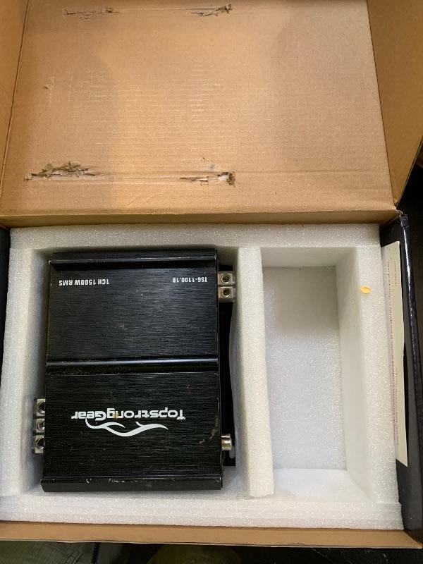 Photo 1 of TOPSTRONGGEAR 1 Ohm 1500 Watts Class D Full Range Mono Block Amplifier, 1/2/4 Ohm Stable, Remote Subwoofer Control, Subwoofer Amplifiers