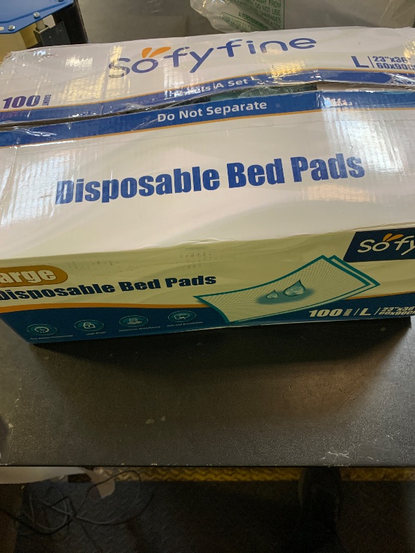 Photo 1 of 100 Count Disposable Beds Pads,23"x36" Waterproof Adults Incontinence Chucks Underpads,Absorbent Leakproof Pee Pads for Kids,Elderly,Extra Large Dog Puppy Training Pad,Baby Changing Liner