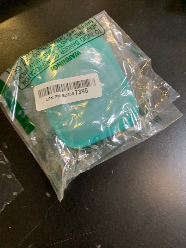 Photo 1 of Stasher Premium Silicone Reusable Food Storage Pocket Bag, Aqua, Microwave, Sous Vide, Dishwasher, Oven and Freezer Safe, BPA Free, Leak-free, Eco-friendly, 4 Oz
