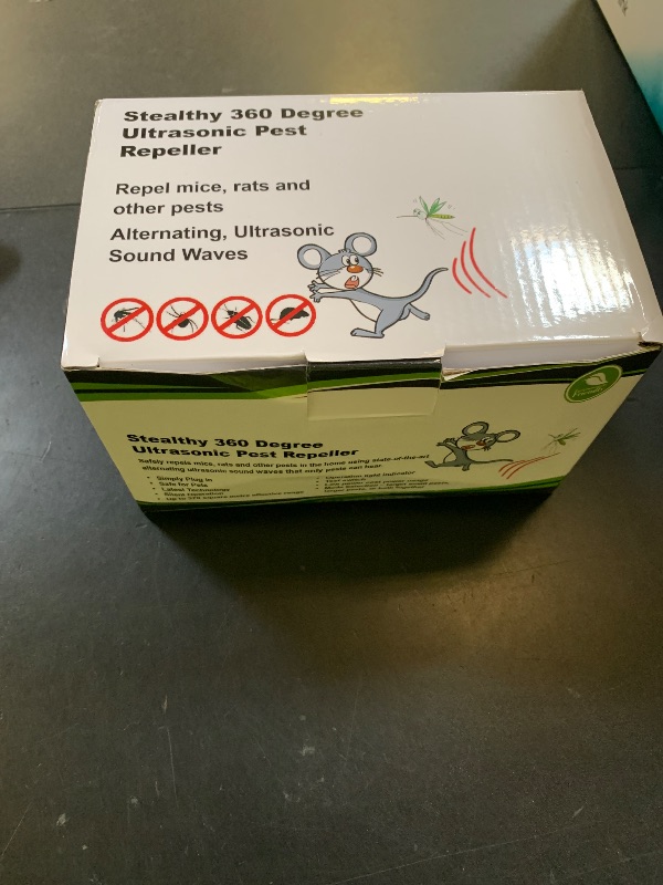 Photo 1 of 2 Pack Ultrasonic Pest Repellent Plug in, Indoor Pest Rodent Control for Mouse Mice Rat Squirrel Bat Roach Spider Ant Bug, Electronic Repelling Device Mouse Traps