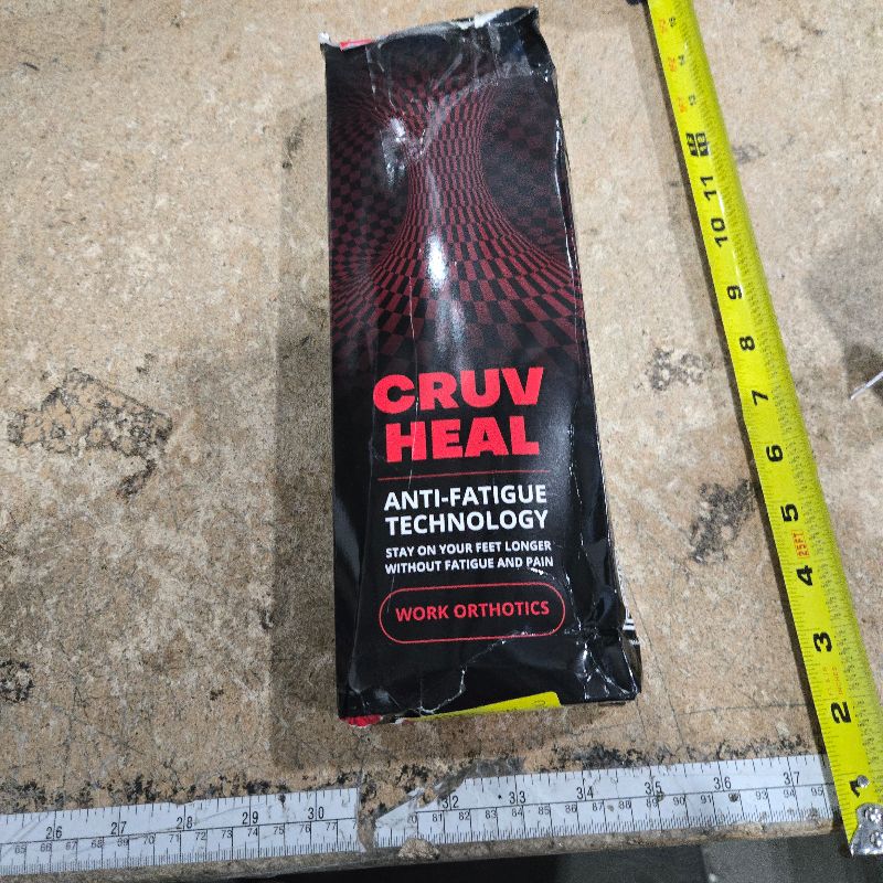 Photo 1 of (New) Work Orthotic Insoles - Anti Fatigue Medium Arch Support Shoe Insert Men Women - Plantar Fasciitis Flat Feet - Relieve Foot Pain - Work Boot Insoles Standing All Day (XL, Gray)