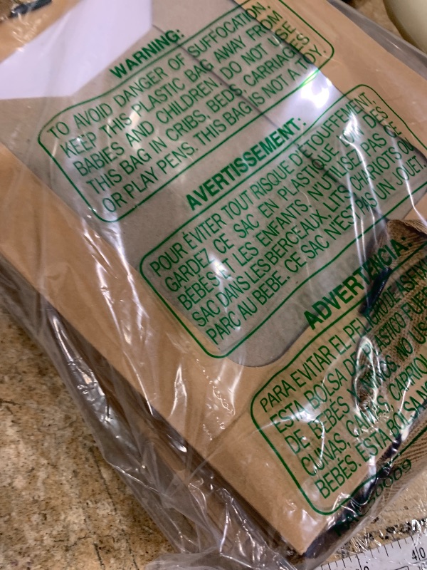 Photo 1 of 12 Pcs Brown Paper Gift Bags with Transparent Window, 9.84"x7.0"x5.12" Kraft Shopping Bags with Handles for Bouquet Christmas Birthdays Festivals Party Weddings Wrapping