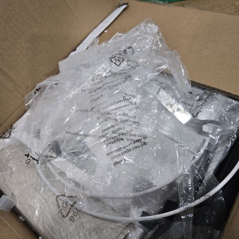 Photo 1 of ?Upgraded? Dimmable Floor Lamp, 1000 Lumens LED Edison Bulb Included, Arc Floor Lamps for Living Room Modern Standing Lamp with Linen Shade, Tall Lamp for Bedroom Office Dining Room- Black