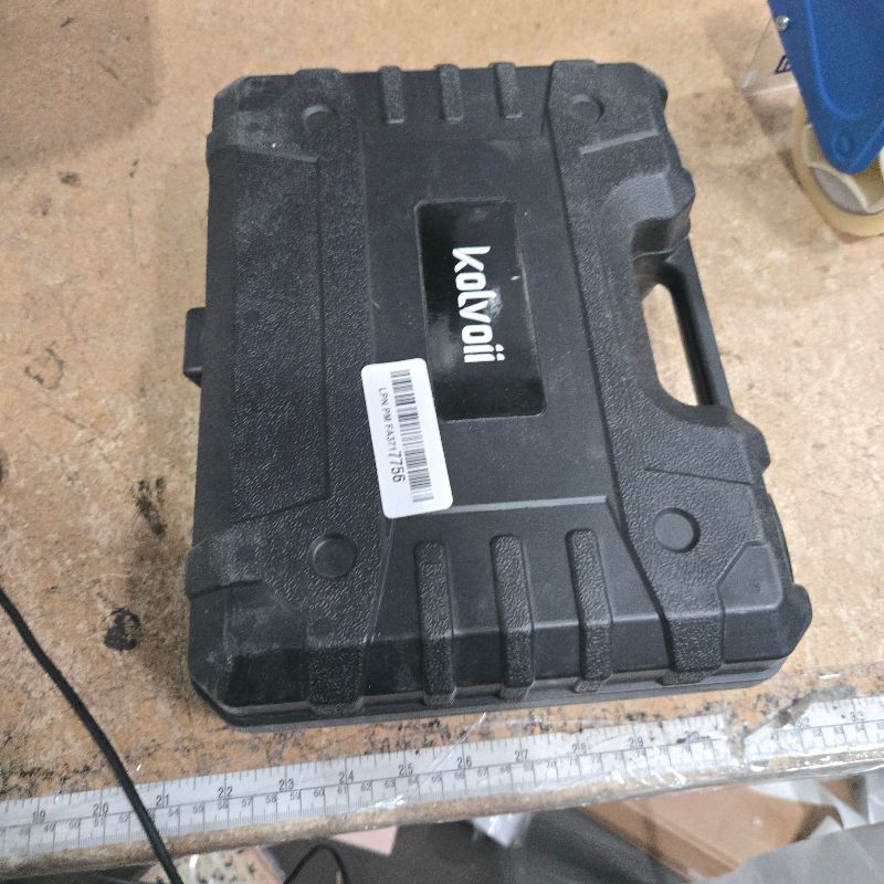 Photo 1 of ***HEAVILY USED*** Kolvoii Pocket Hole Jig, Professional Adjustable Pocket Screw Jig for Strong Joints, Versatile Drill Guide Jig for Materials 1/2" to 3 1/8" Thickness with Storage Case