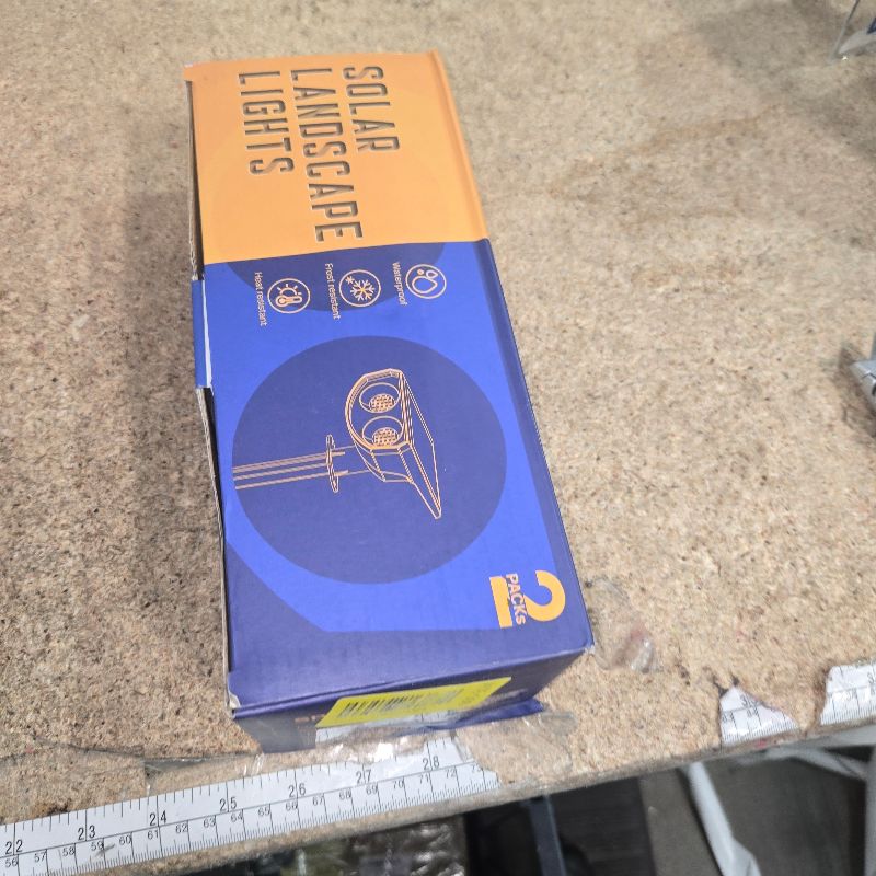 Photo 1 of **ONLY ONE **Kyosho Solar Color Spot Lights Outdoor, 9 Lighting Modes Halloween Christmas Lights, 38 LEDs Color Changing Waterproof RGBW Multicolor Tree Pool Solar Spotlight