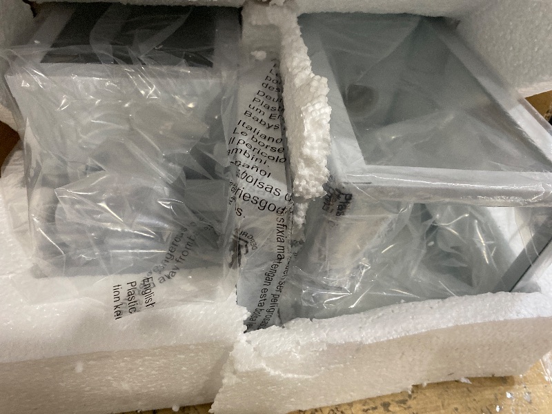 Photo 1 of ***(USED/ UNKNOWN IF MISSING PARTS/ UNABLE TO TEST ITEM)***2-Pack Motion Sensor Outdoor Wall Lantern, Dusk to Dawn Exterior Light Fixtures Wall Mount, White Outside Light for House, Waterproof Outside Lantern Sconces, Anti-Rust Porch Lighting with Clear G