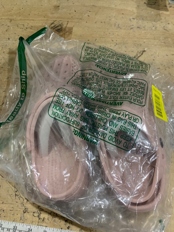 Photo 1 of ***SHOWS SIGNS OF USAGE**** Beslip Womens Mens Garden Clogs Shoes with Arch Support Unisex Comfort Slip-on Sandals, Pink 39 (7.5 Women/6 Men)