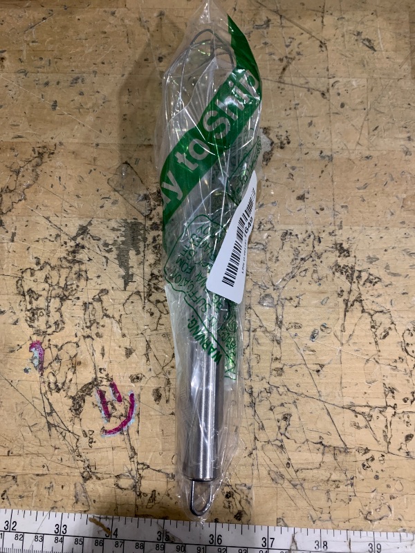 Photo 1 of 10 inch Stainless Steel Whisk, 5 inches for mixing small amounts of liquids, milkshakes, coffee, juice, etc. 2-piece set (buy 10 inches and get 5 inches as a gift) silver