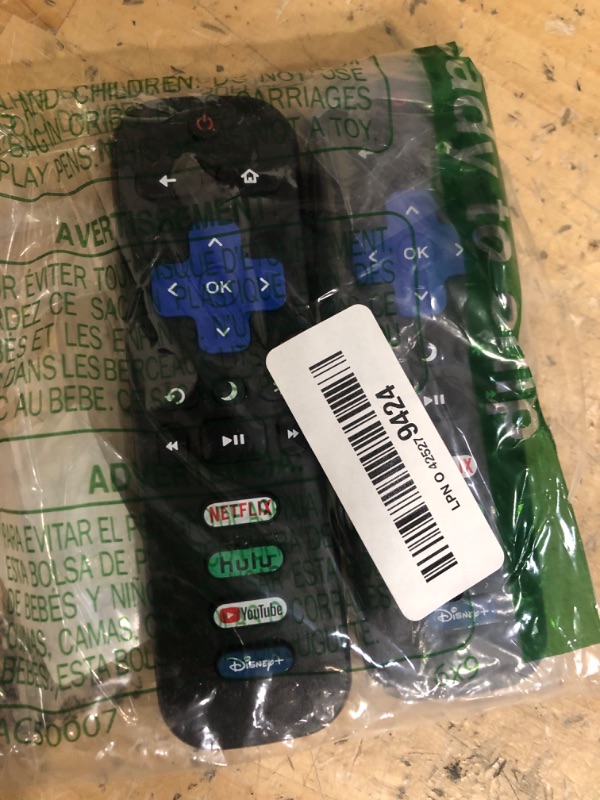 Photo 1 of (Pack of 2) Replacement Remote Control Only for Roku TV, Compatible for TCL Roku/Hisense Roku/Onn Roku/Sharp Roku/Element Roku/Westinghouse Roku/Philips Roku Smart TVs (Not for Roku Stick and Box)