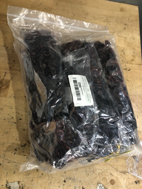 Photo 1 of  Curly Goddess Faux Locs Crochet Hair for Black Women, 18 Inch Goddess Locs Crochet Hair Hippie Locs Synthetic Braids, Boho Style Hair Extensions (18 Inch, 8 Packs, T350#)