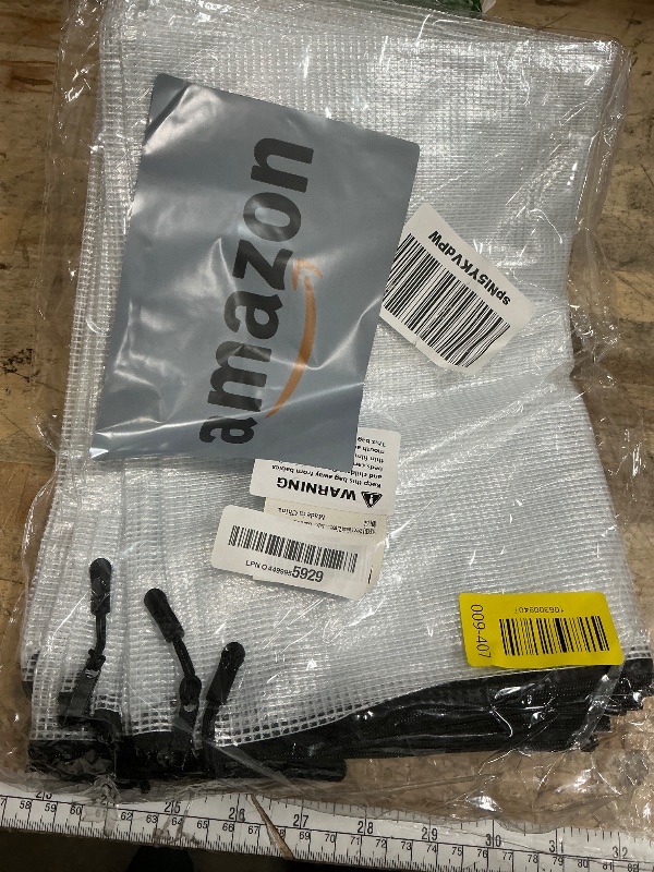 Photo 1 of 20pcs Mesh Zipper Pouch, A3 17x12 Inches Large Reusable Zipper Pouches for Organizing Classroom and Storage, Extra Large Zipper Bags, Board Game Storage, Puzzle Bags