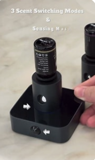 Photo 1 of **MISSING POWER CABLE*** Colobles Aroma Diffuser Set Essential Oil Aromatherapy (BLACK)