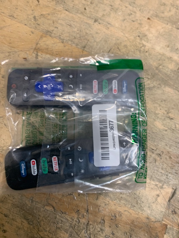 Photo 1 of (Pack of 2) Replacement Remote Control Only for Roku TV, Compatible for TCL Roku/Hisense Roku/Onn Roku/Sharp Roku/Element Roku/Westinghouse Roku/Philips Roku Smart TVs (Not for Roku Stick and Box)