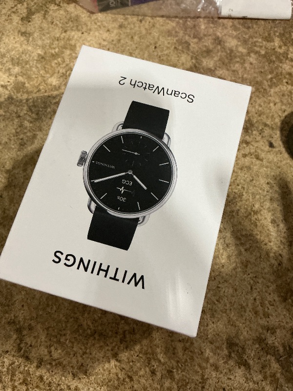 Photo 1 of ***WATCH ONLY***Withings ScanWatch 2 - Hybrid Smart Watch, Heart Rate Monitoring, Fitness Tracker, Cycle Tracker, Sleep Monitoring, GPS Tracker, 30-Day Battery Life, Android & Apple Compatible, HSA/FSA