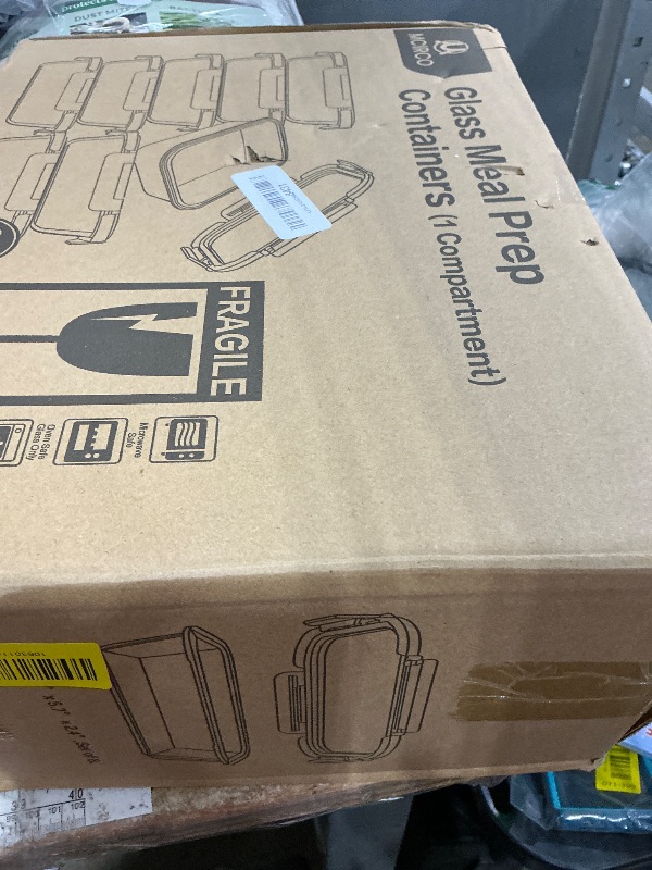 Photo 1 of [8-Pack,30 oz]Glass Meal Prep Containers,Glass Food Storage Containers,Airtight lunch Containers with Lids, Microwave, Oven, Freezer and Dishwasher