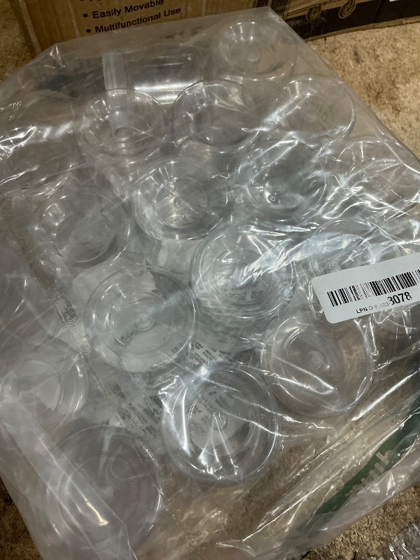 Photo 1 of 20 Pack 4oz Empty Clear Slime Containers,Round Plastic Cosmetic Jars with Lids,Transparent Storage Containers for Cosmetics,Lotions,Butters,Slime Making and Food Storage