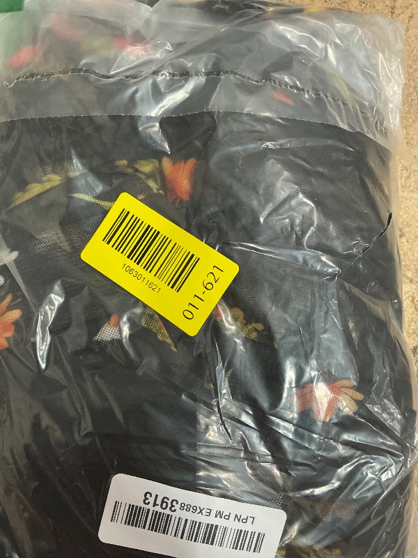 Photo 1 of ***RUNS SMALL*** GothDark Women's Summer Floral Mesh Ruffle Dress Short Sleeve Round Neck Waist Cinched Casual Maxi Wedding Guest Dresses