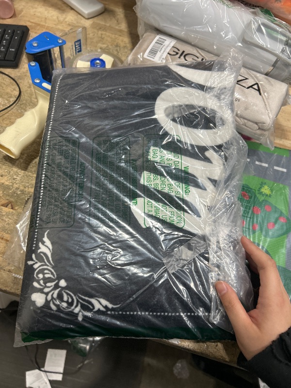 Photo 1 of *** BLACK NOT PINK ****Non-Slip Kitchen Rugs for Floor with Washable Microfiber Top, Absorbent Bathroom Mat & Laundry Room Rug, Low Pile Runner for Entryway, Bedroom, Small Rugs, Indoor Use 20x59 inch