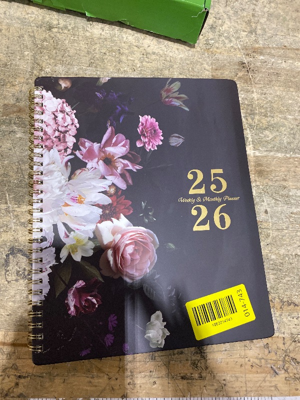 Photo 1 of 2026 Planner - 8" x 10", Weekly and Monthly Planner, JAN. - DEC. 2026, 2026 Calendar/Planner Spiral Bound with Sturdy Cover, Plastic Coated Monthly Tabs, Thick Paper
